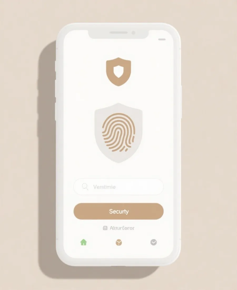 移动端安全登录示意图